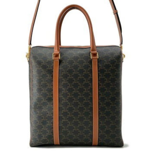 Celine Triomphe Vertical Cabas Boston Bag - Picture 1 of 8